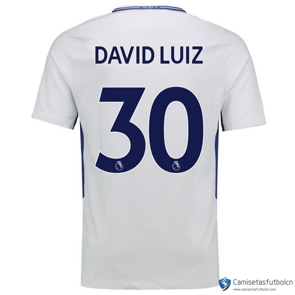 Camiseta Chelsea Segunda equipo Davidluiz 2017-18